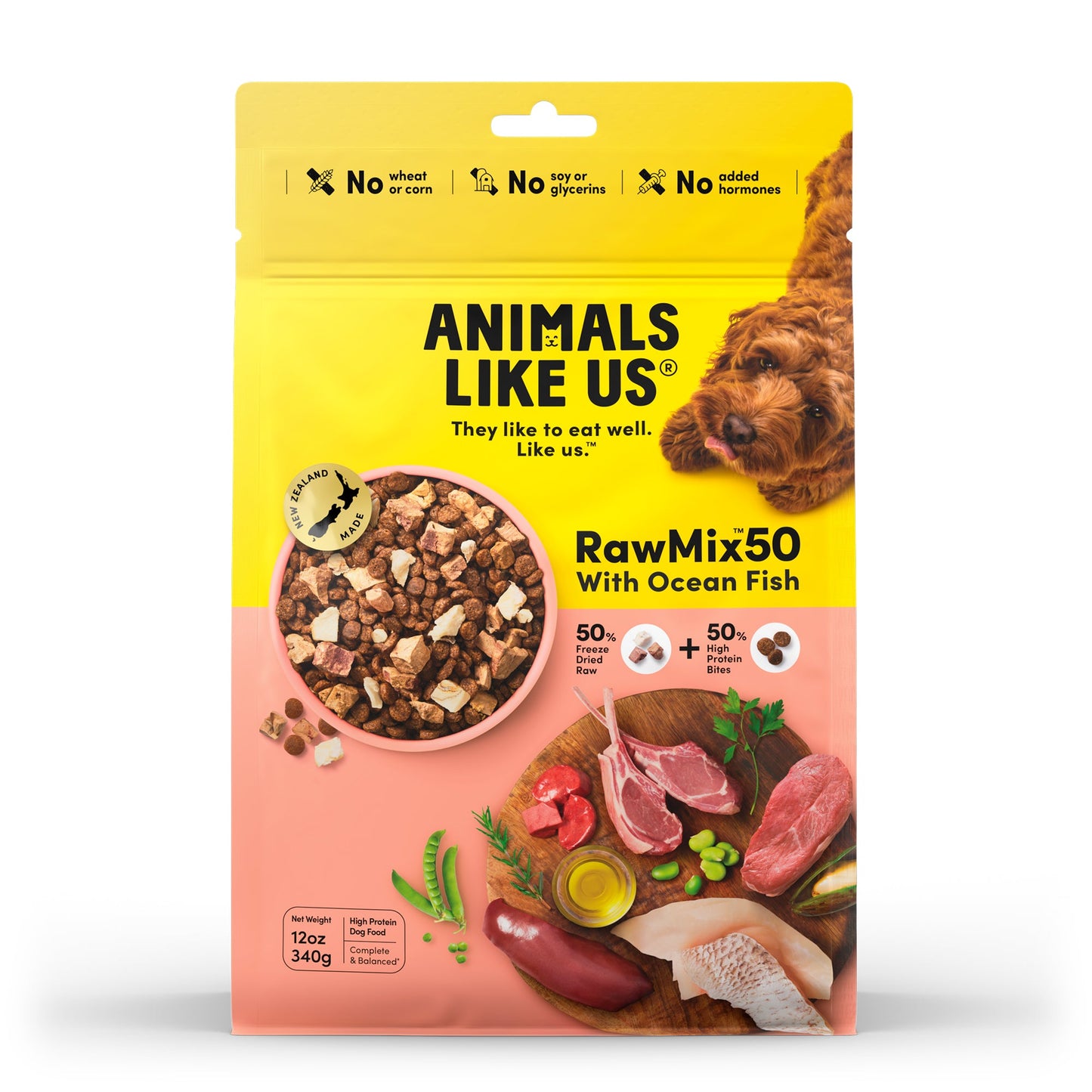 Animals Like Us Rawmix50 With Ocean Fish