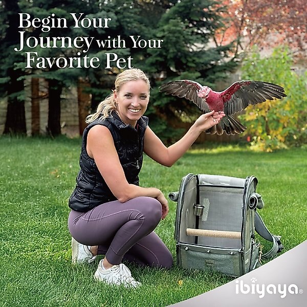 Ibiyaya Medium Trackpack For Birds - Jungle Green
