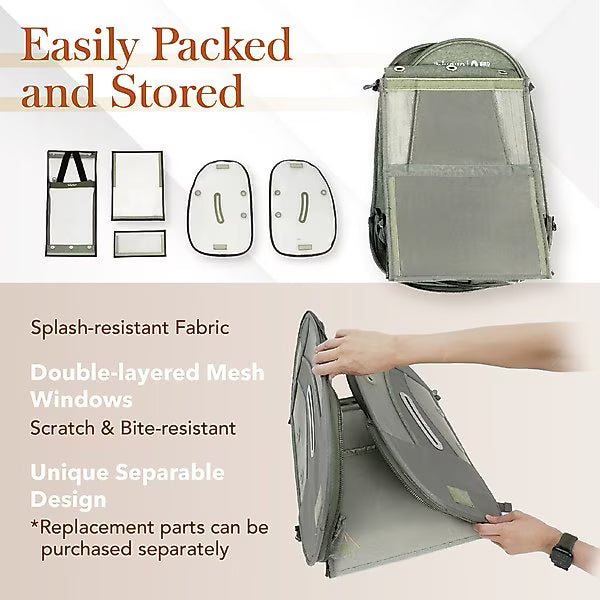 Ibiyaya Medium Trackpack For Birds - Jungle Green