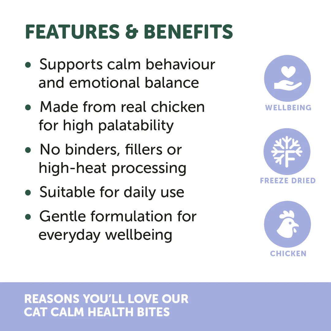Natural Animal Solutions - Feline Calm Health Bites - 50g