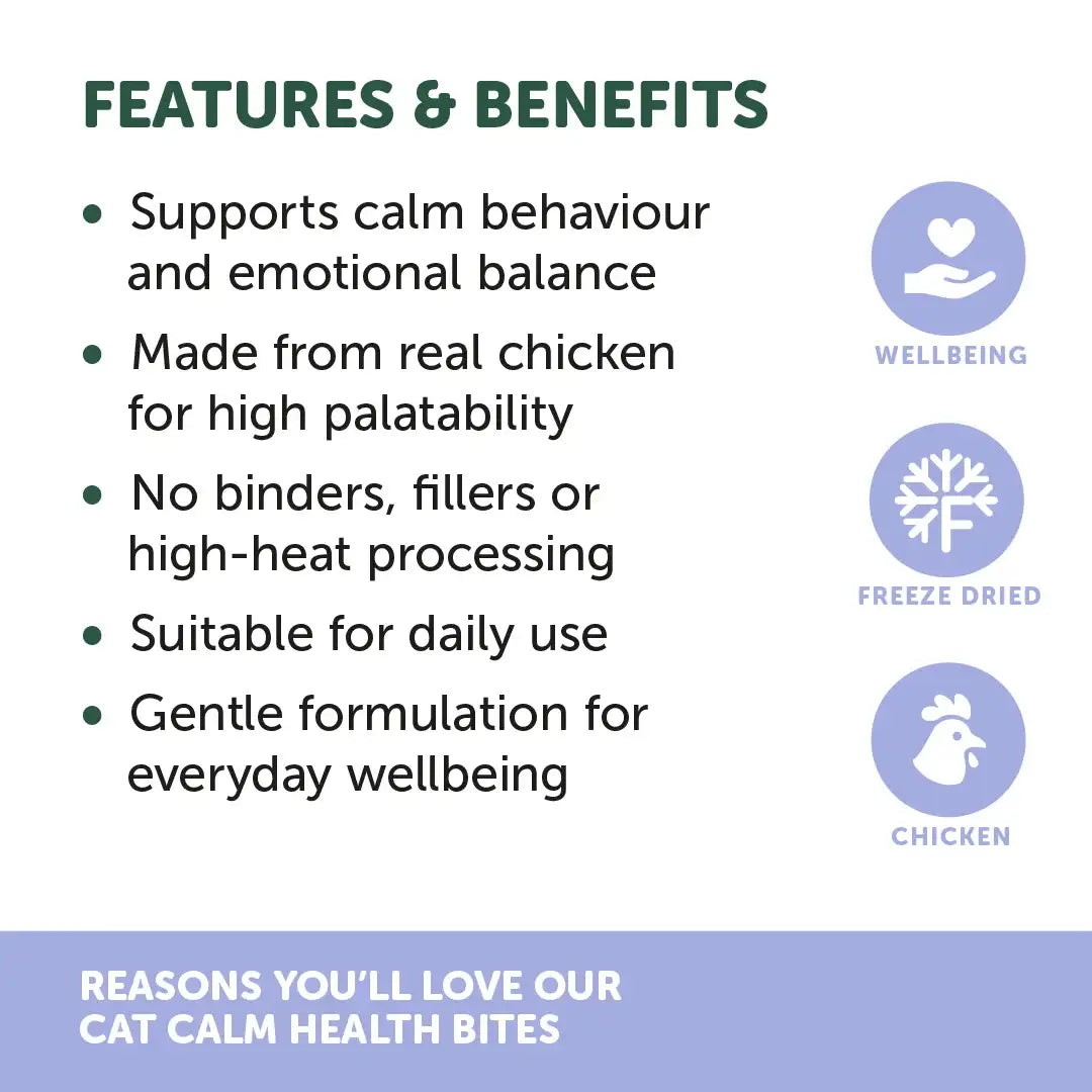 Natural Animal Solutions - Feline Calm Health Bites - 50g