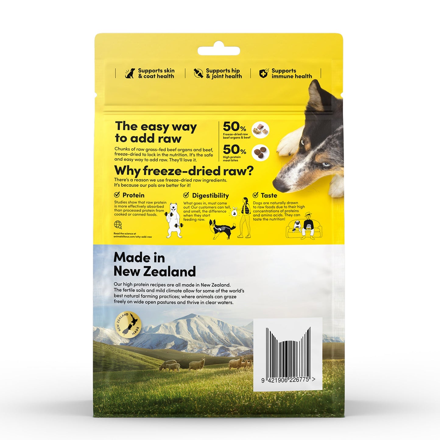 Animals Like Us Dog Rawmix50 Grass-Fed Beef