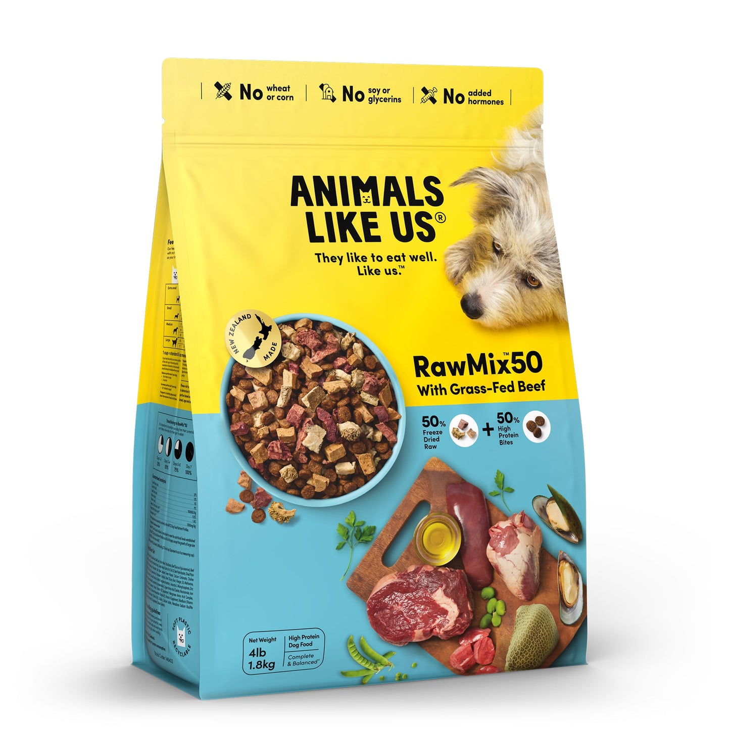 Animals Like Us Dog Rawmix50 Grass-Fed Beef