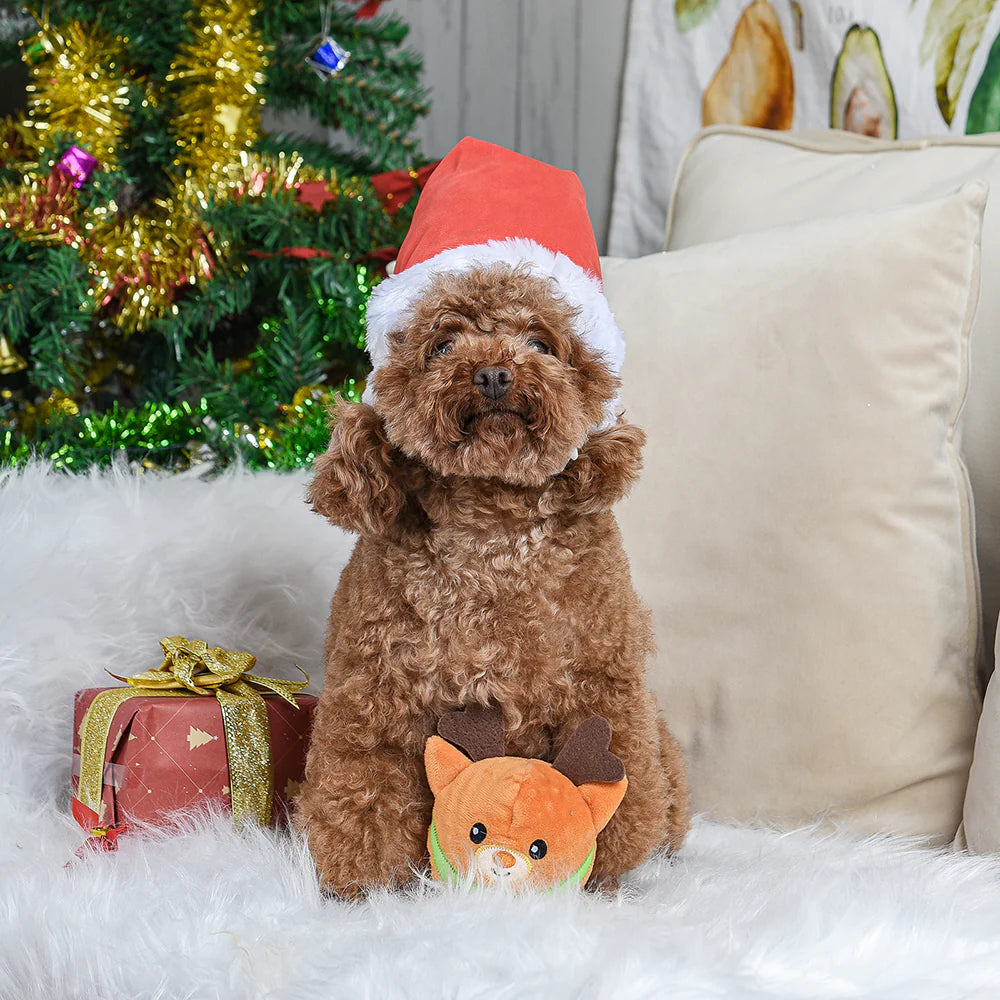 Hugsmart – Happy Woofmas – Super Ball Reindeer