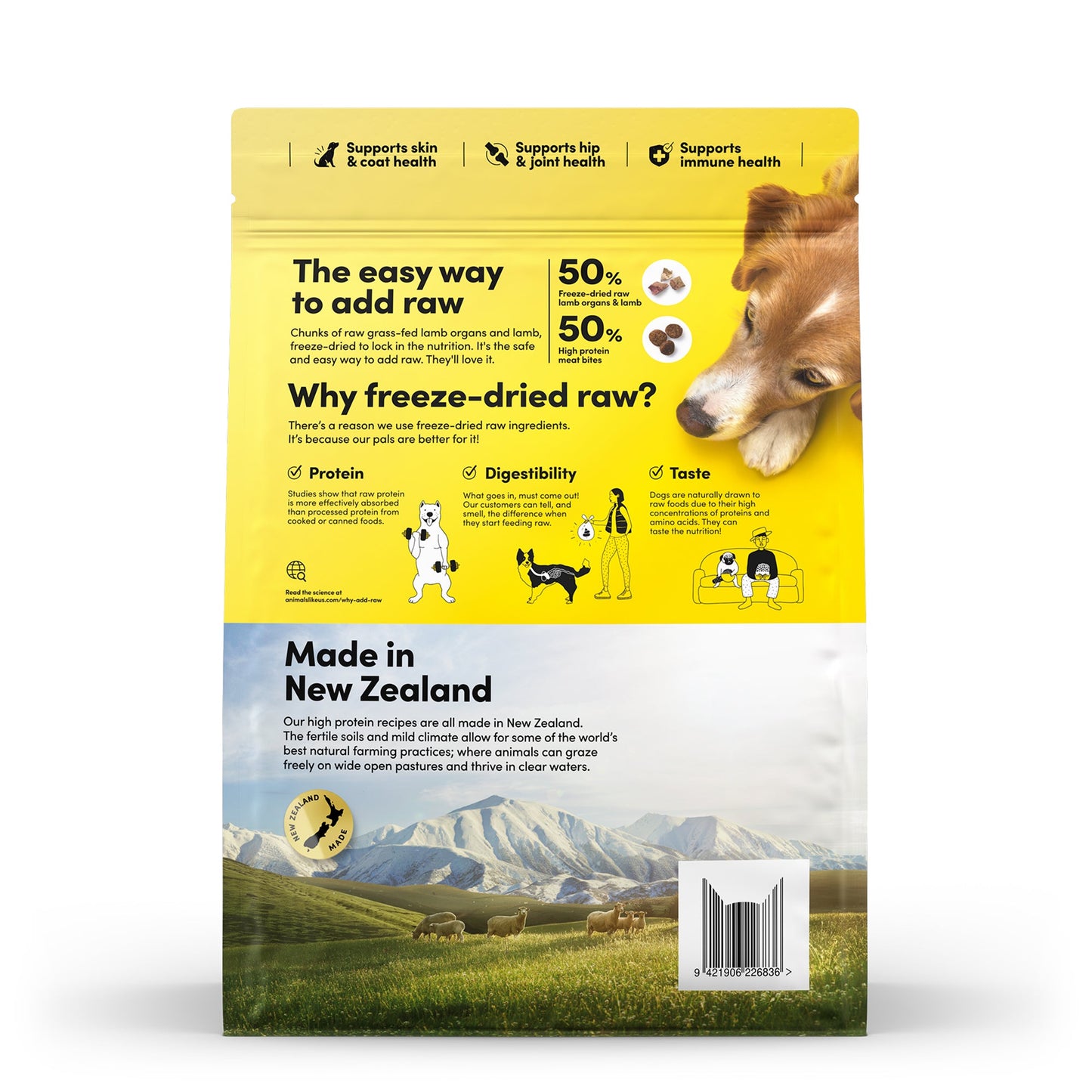 Animals Like Us Dog Rawmix50 Grass-Fed Lamb