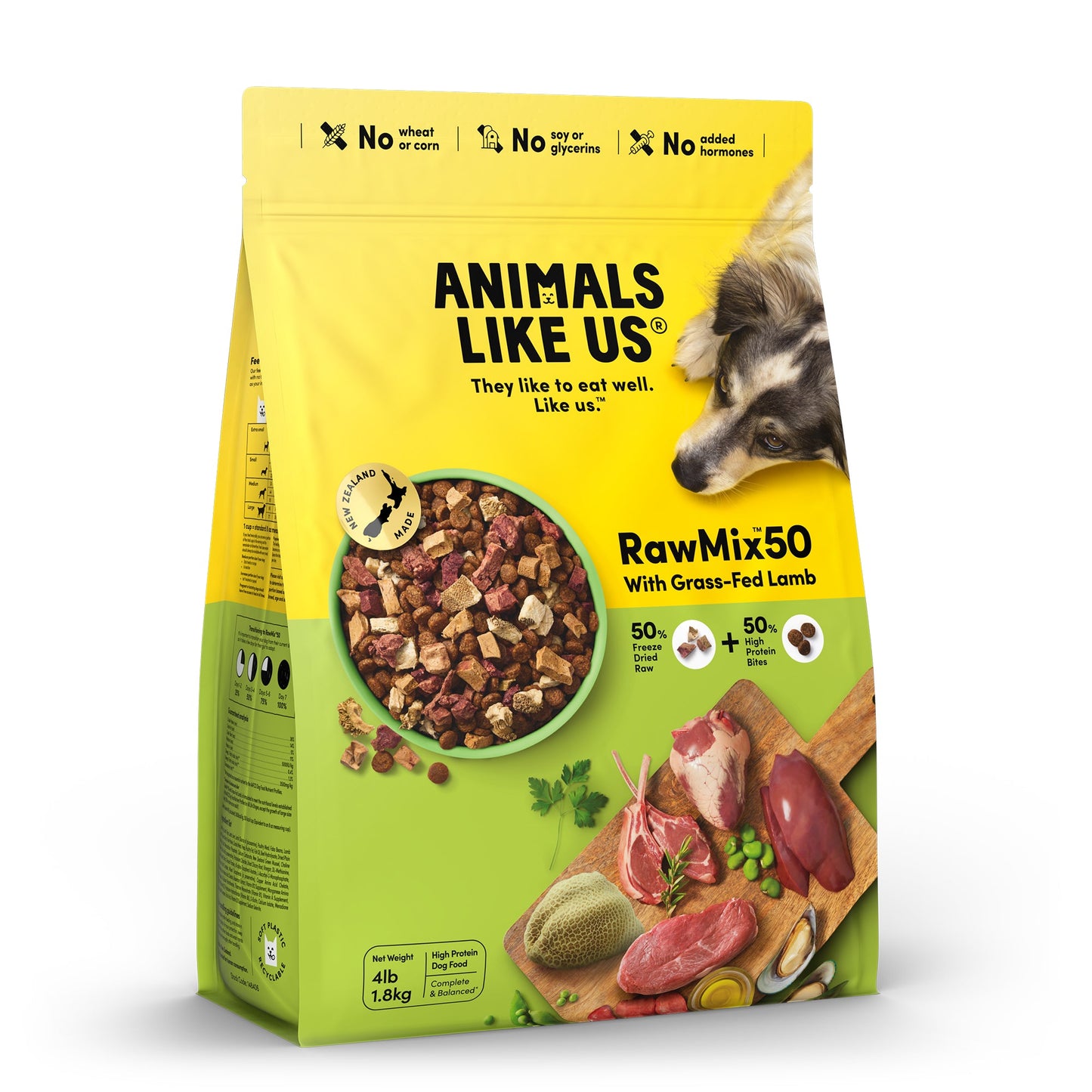 Animals Like Us Dog Rawmix50 Grass-Fed Lamb