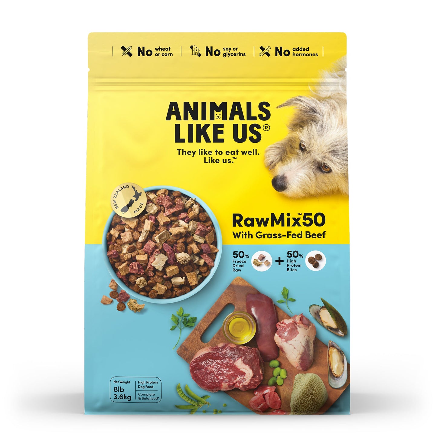 Animals Like Us Dog Rawmix50 Grass-Fed Beef
