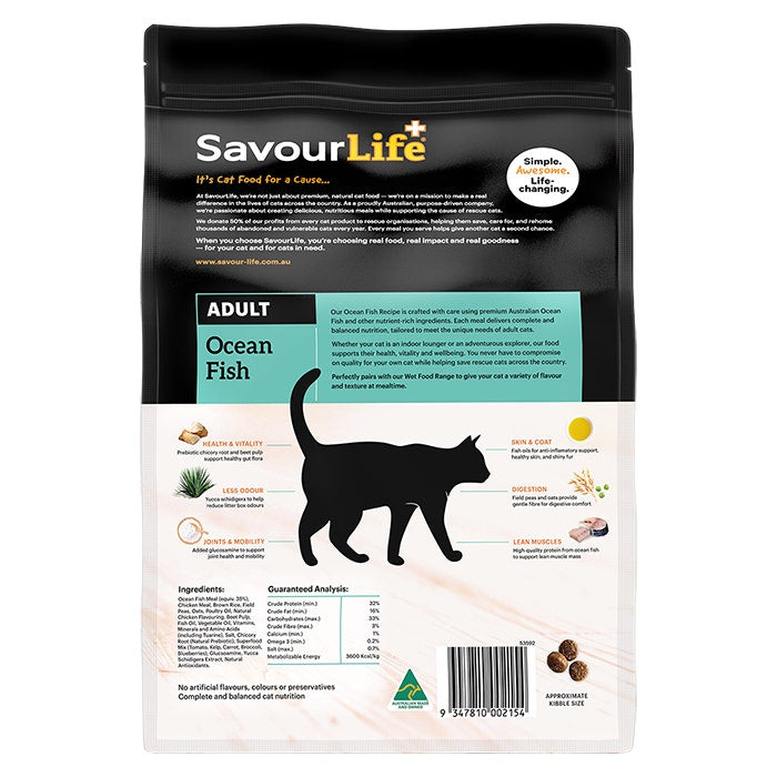 Savourlife Ocean Fish Adult Cat Dry Food