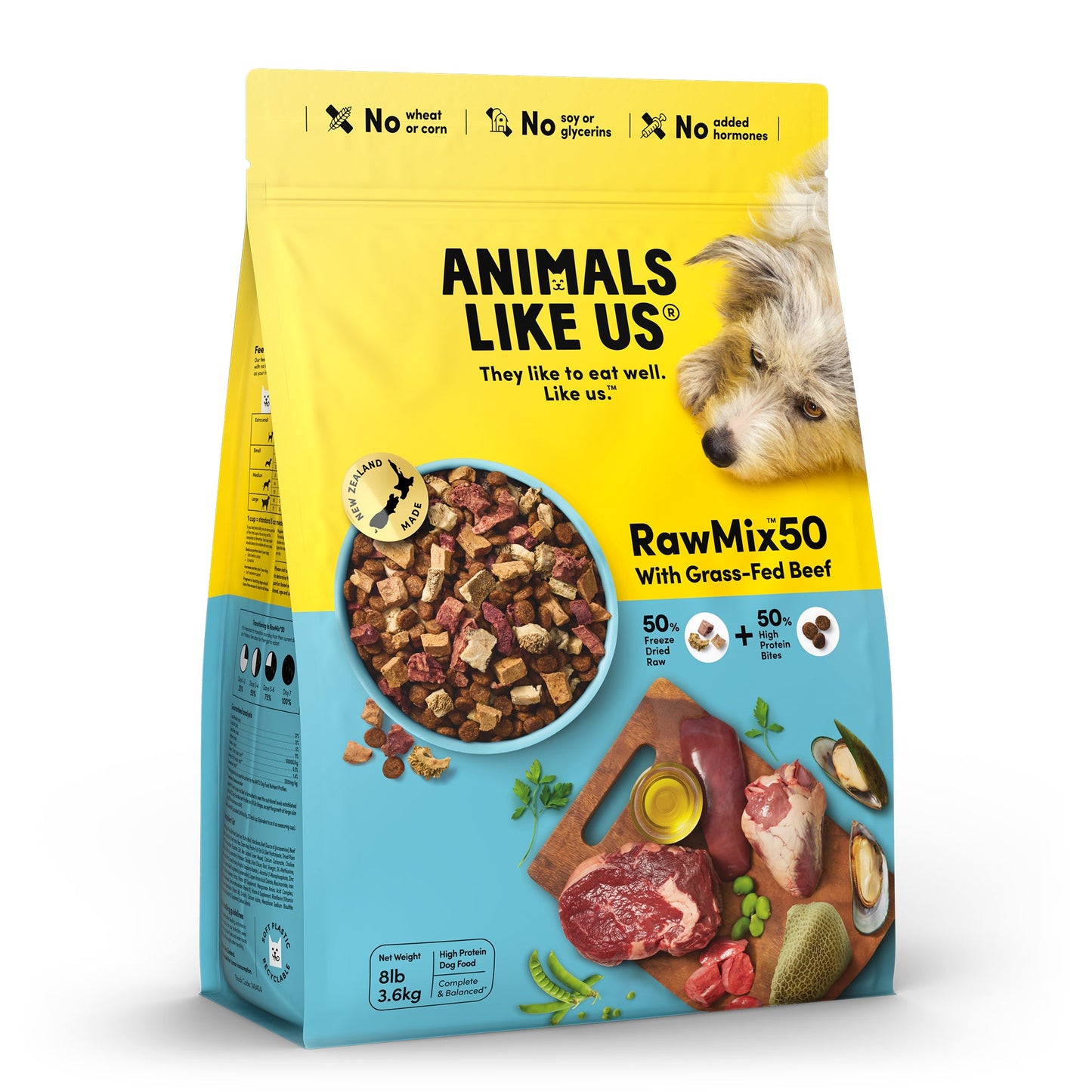Animals Like Us Dog Rawmix50 Grass-Fed Beef