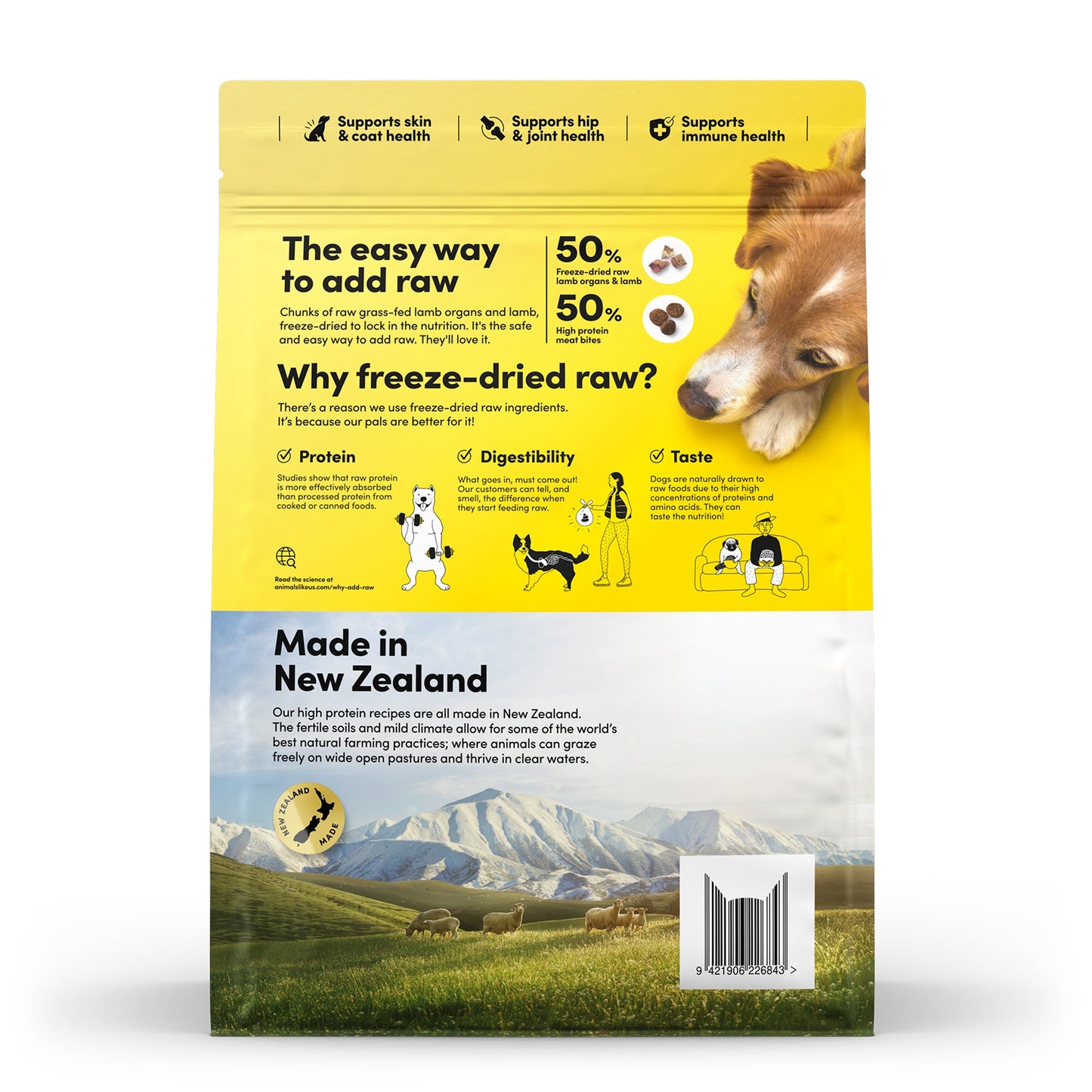Animals Like Us Dog Rawmix50 Grass-Fed Lamb