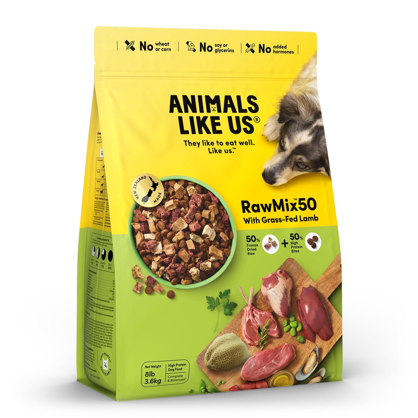Animals Like Us Dog Rawmix50 Grass-Fed Lamb