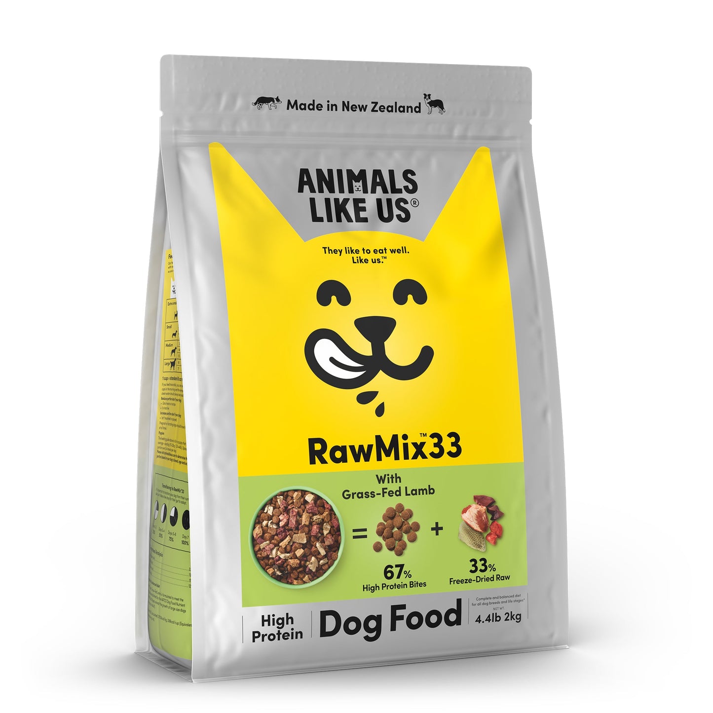 Animals Like Us Dog Rawmix33 With Grass-Fed Lamb 2Kg