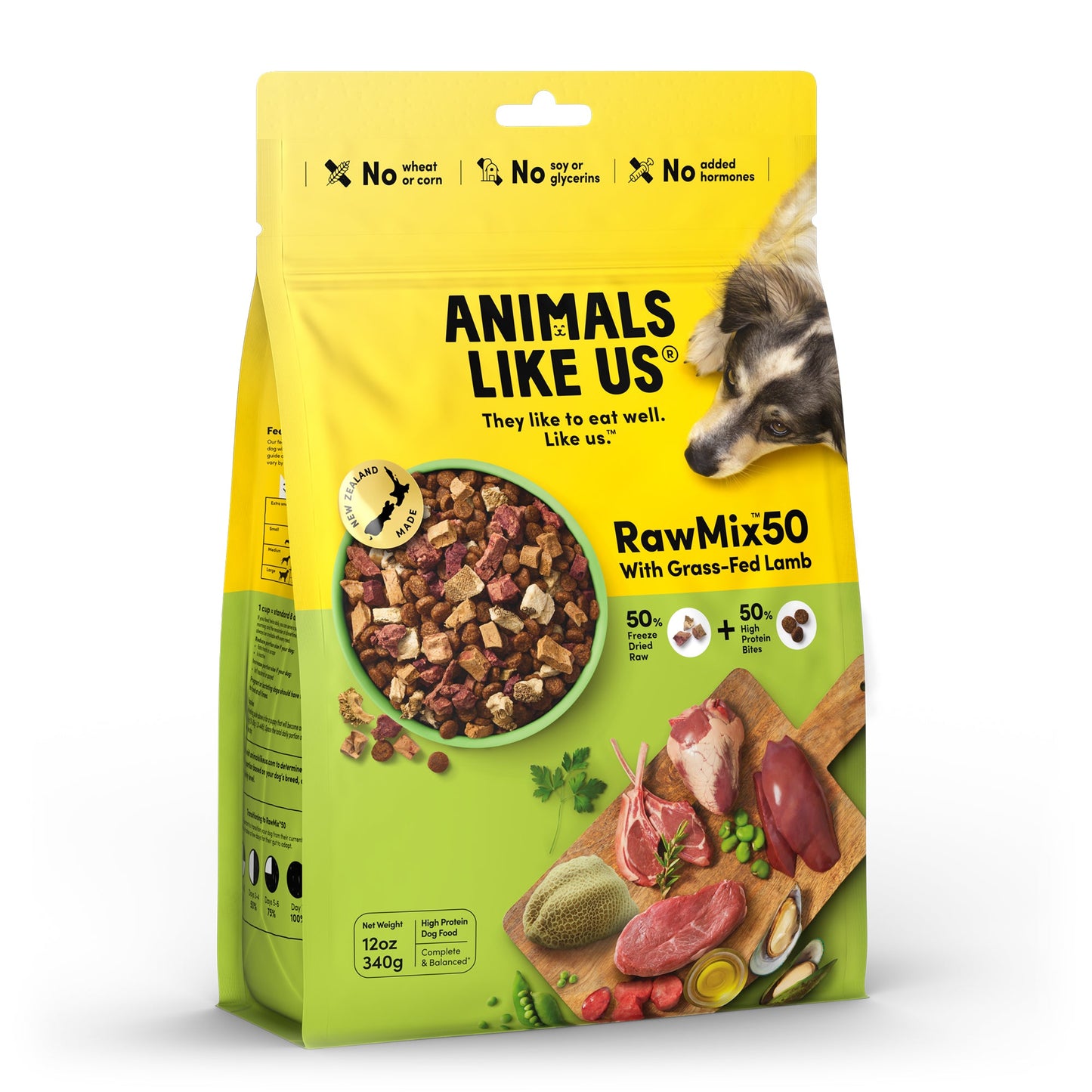 Animals Like Us Dog Rawmix50 Grass-Fed Lamb