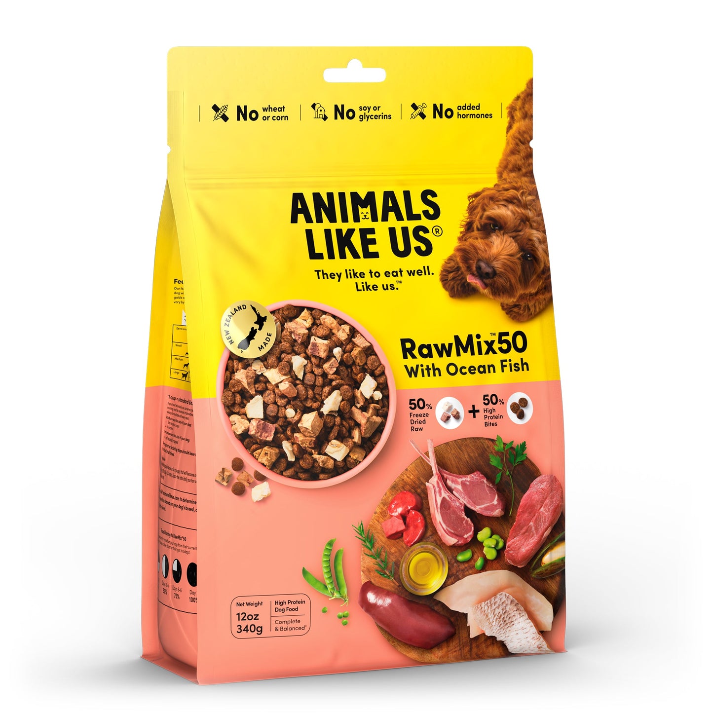 Animals Like Us Rawmix50 With Ocean Fish