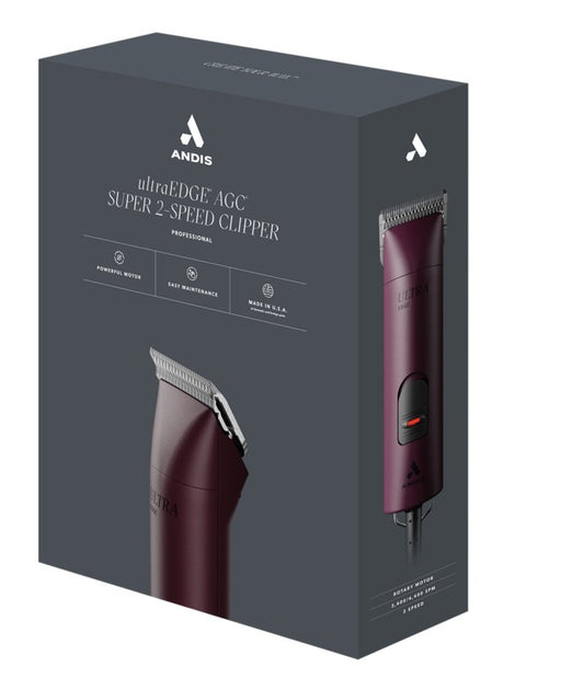 Andis – Clipper – UltraEdge Brushless – AGCB – Super 2-Speed – Burgundy