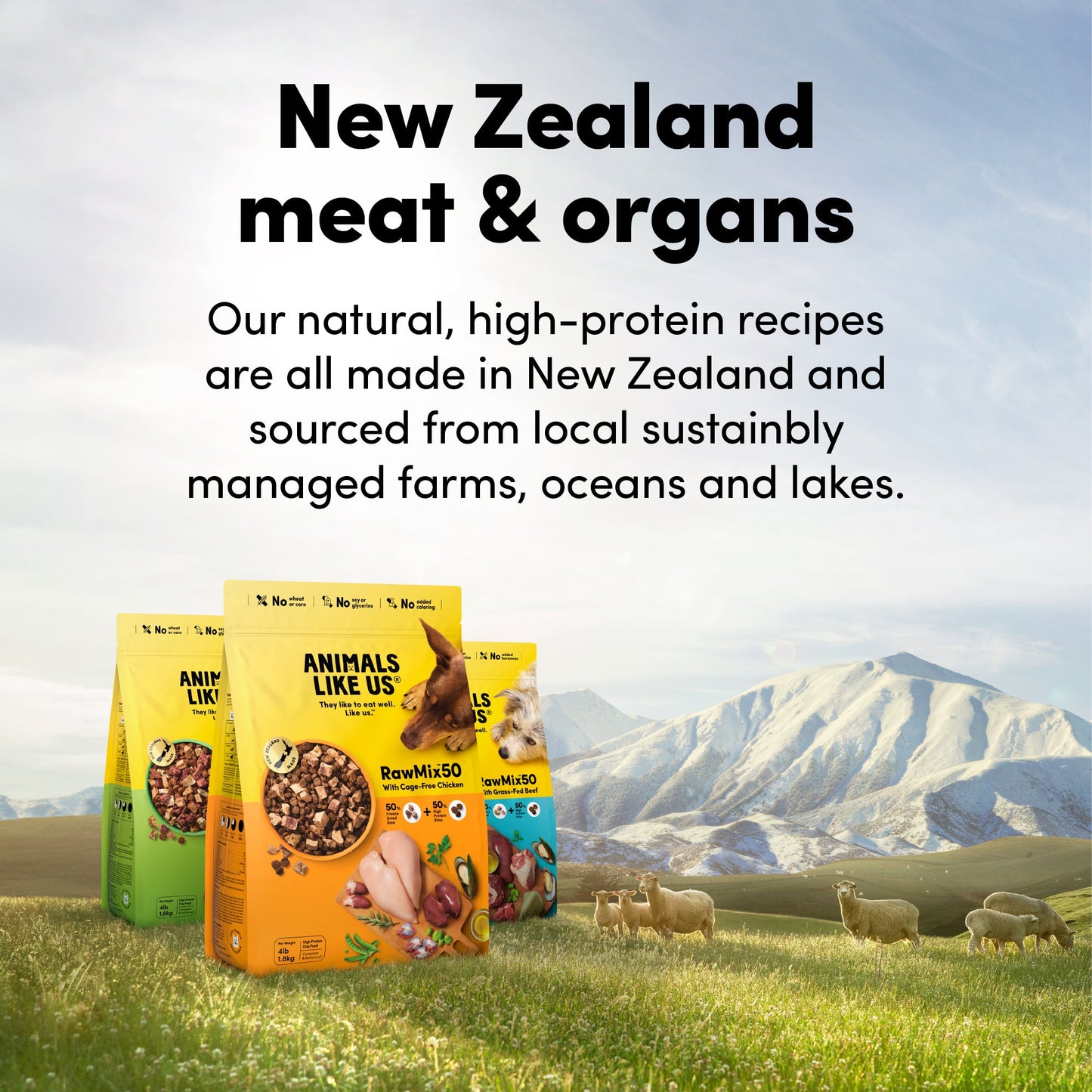 Animals Like Us Dog Rawmix50 Grass-Fed Beef