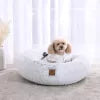 Charlie’s – Snookie Hooded Pet Bed – Faux Fur – Arctic White