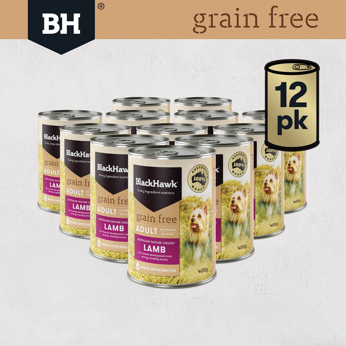 Black Hawk – Wet Food – Adult Dog – GRAIN FREE