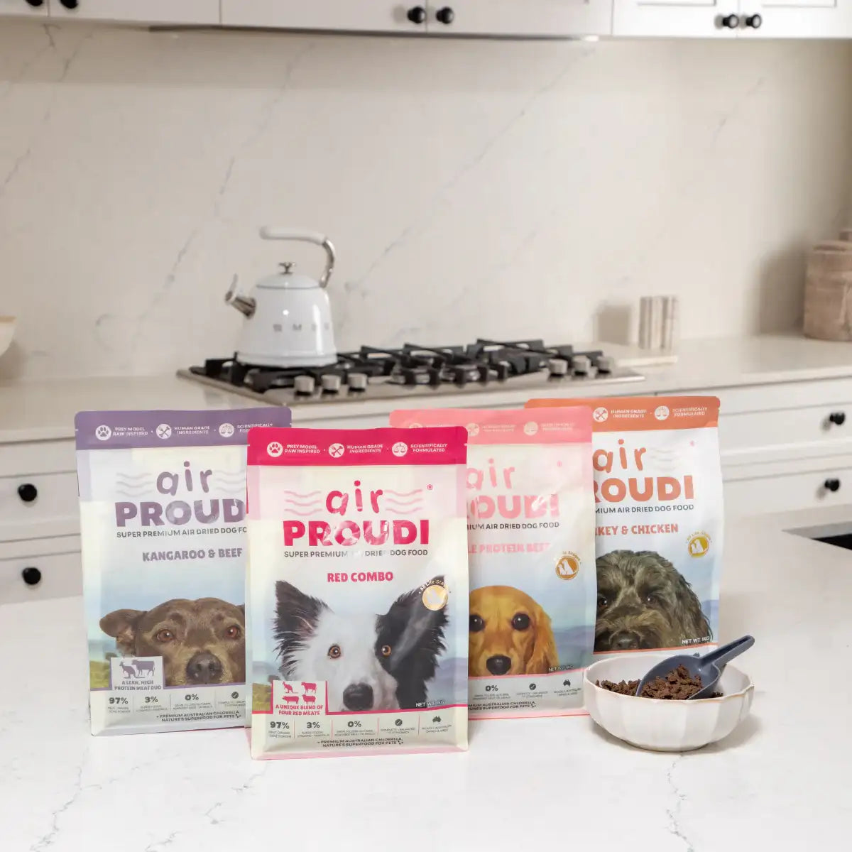 Proudi – Super Premium Air Dried Dog Food – Kangaroo & Beef