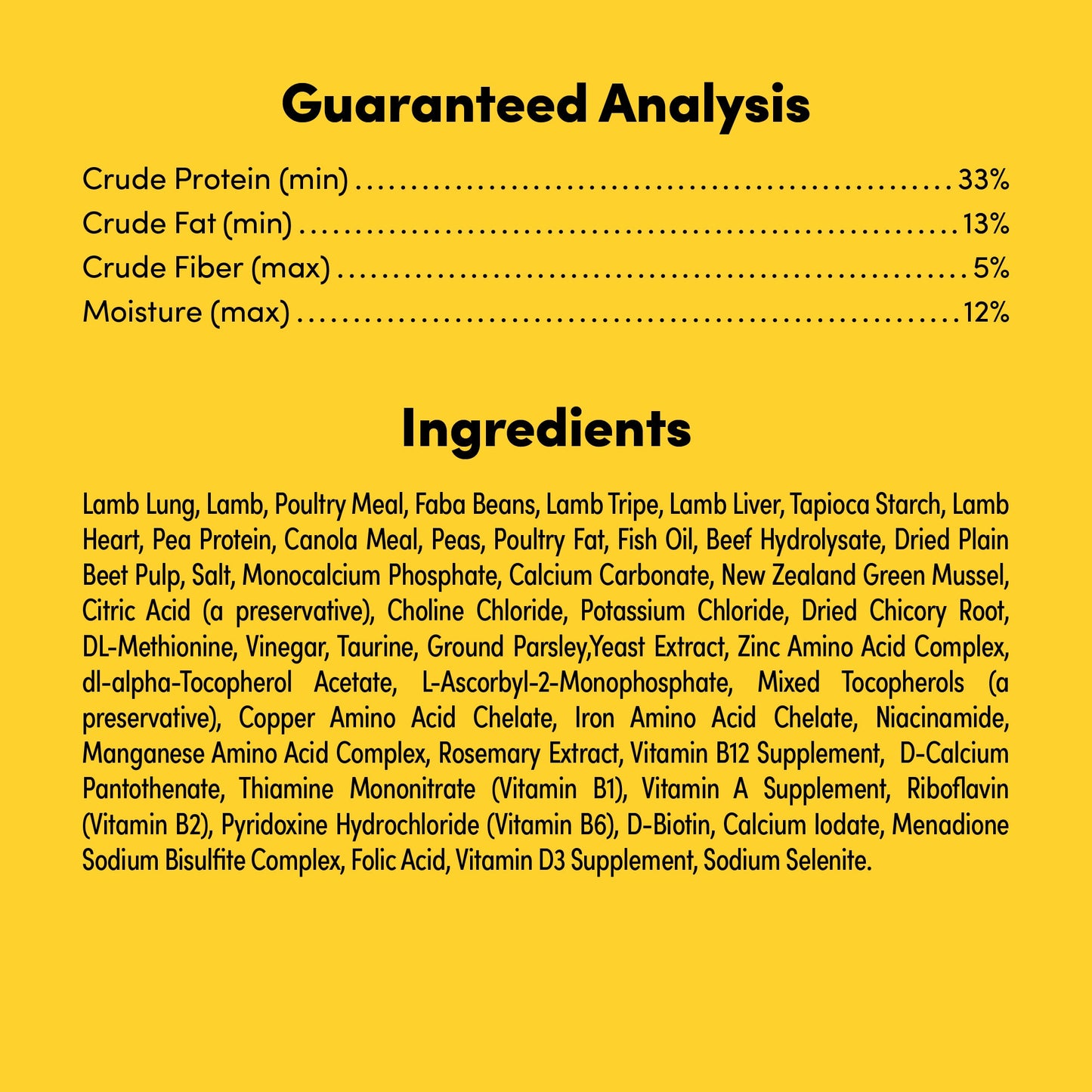 Animals Like Us Dog Rawmix33 With Grass-Fed Lamb 2Kg