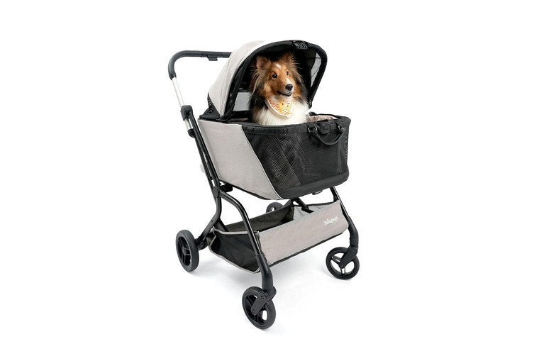 Ibiyaya Instacollapse Detachable Stroller - Taupe