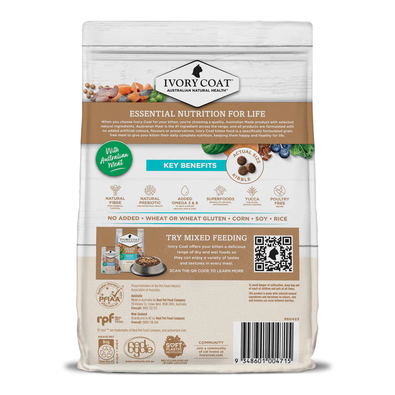 Ivory Coat – Kitten – Grain Free – Ocean Fish & Salmon