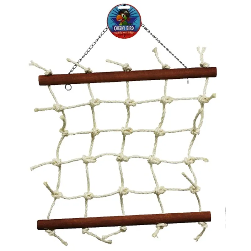 Cheeky Bird Natural Rope Lattice