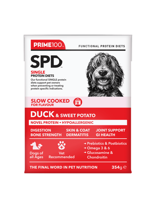 Prime100 – SPD Slow Cooked Duck & Sweet Potato
