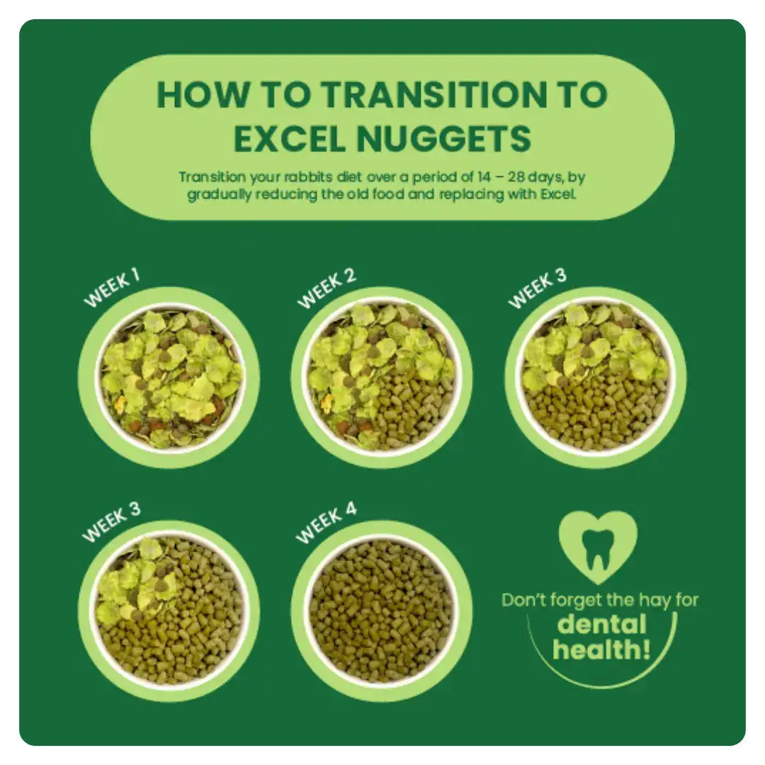Burgess Excel Adult Rabbit Nuggets Mint 1.5Kg