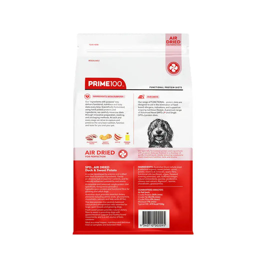 Prime100 – SPD Air Dried Duck & Sweet Potato