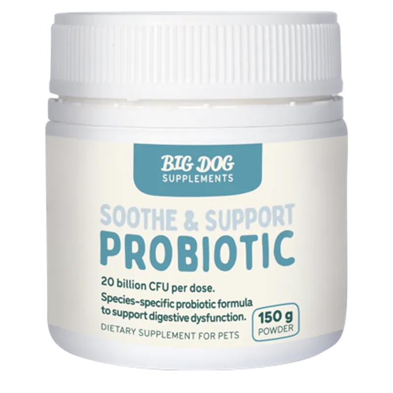 Big Dog Soothe & Support Probiotic 150G