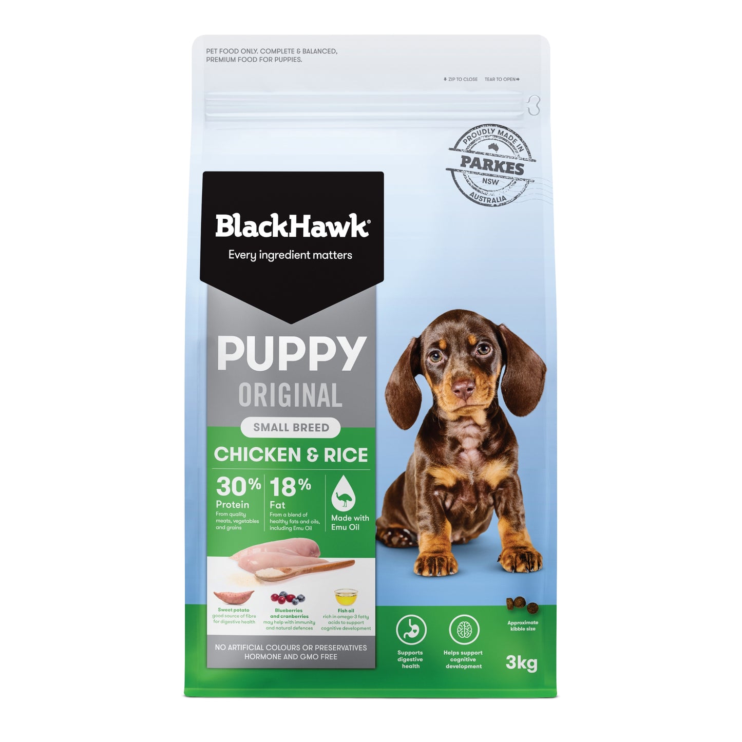Black Hawk – Puppy – Small Breed – Chicken & Rice