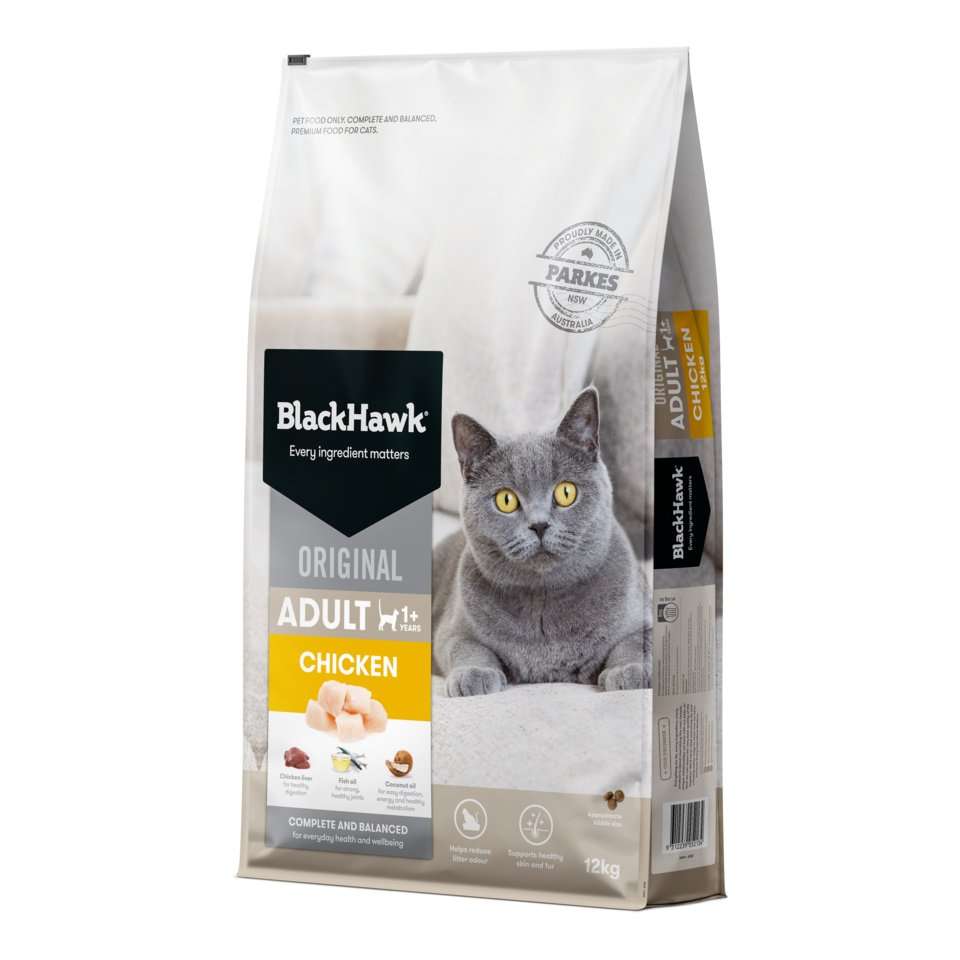 Black Hawk – Adult Cat – Chicken