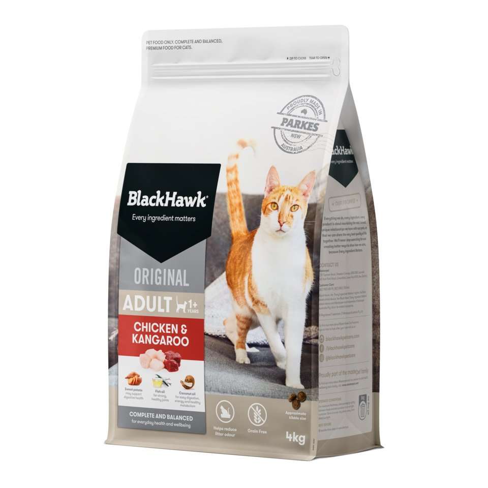 Black Hawk – Adult Cat – Chicken & Kangaroo