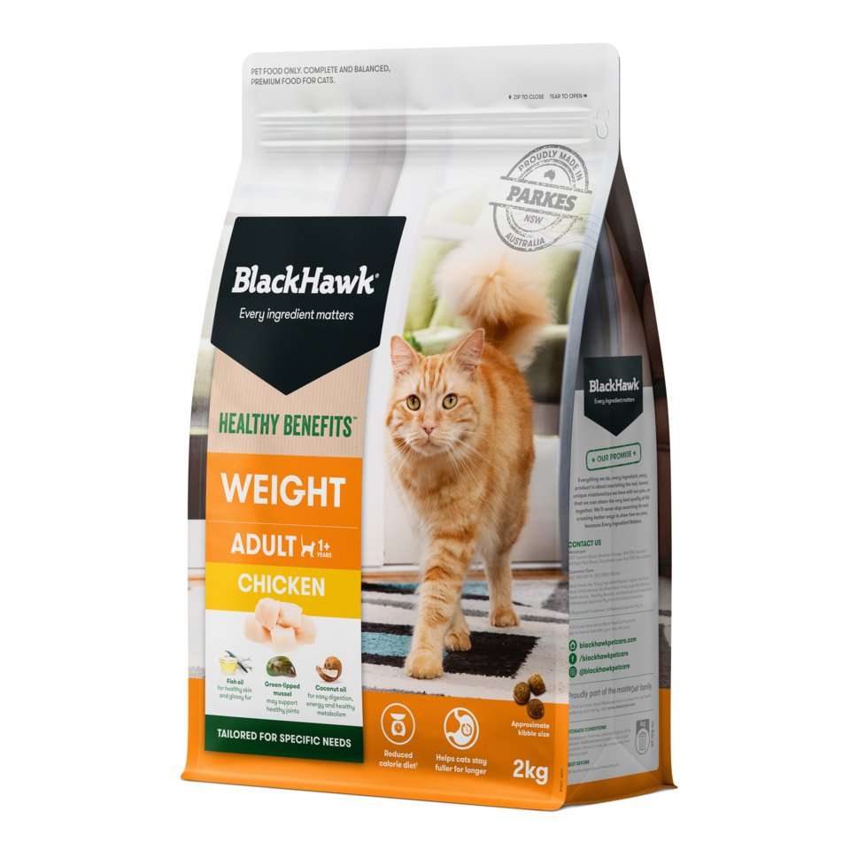 Black Hawk – Adult Cat – Healthy Benefits – Weight Management Chicken