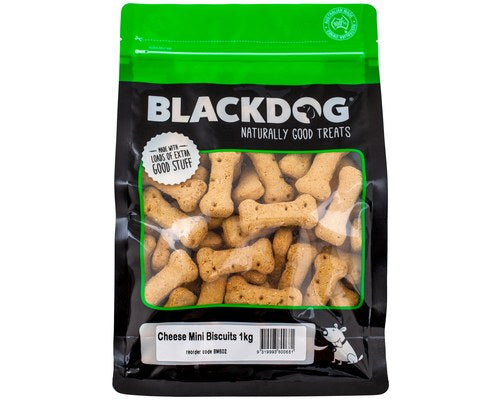 Black Dog – Oven Baked Biscuits – Mini 1kg