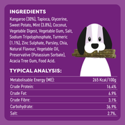 Bell & Bone Dog Dental Sticks Roo Mint Turmeric 44Pk