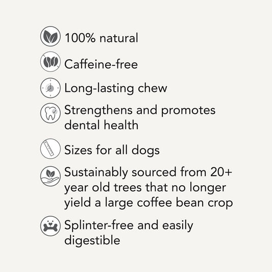 Dan & Sam – Natural Coffee Wood Chew