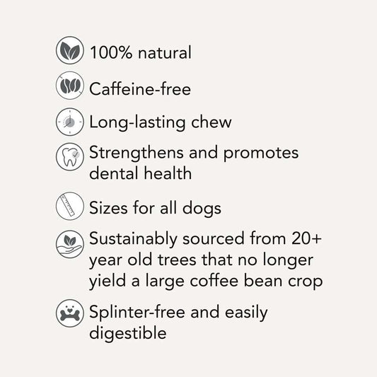 Dan & Sam – Natural Coffee Wood Chew