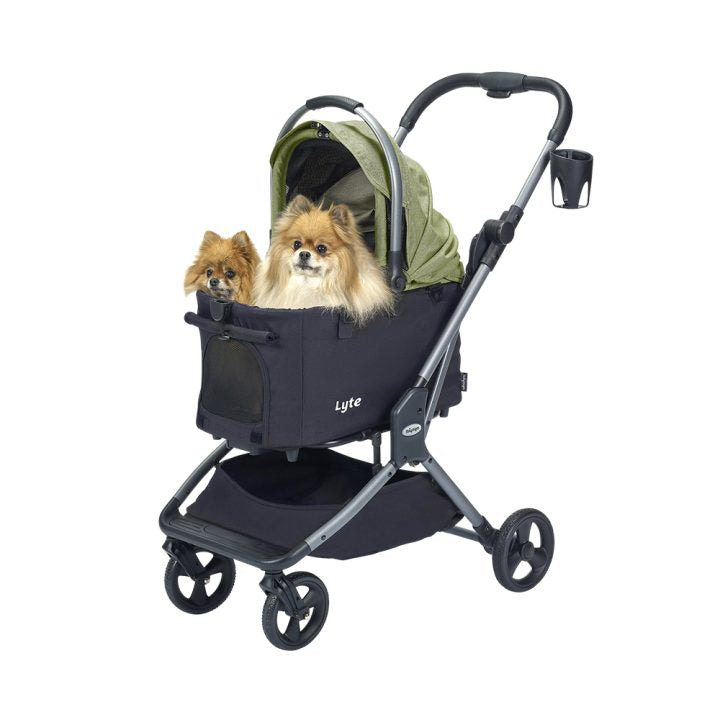Ibiyaya Lyte 3-In-1 Detachable Pet Stroller Medium - Green