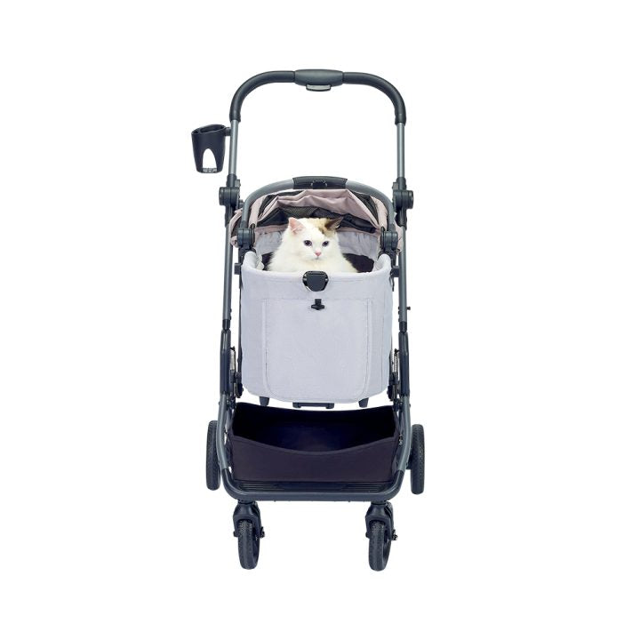 Ibiyaya Lyte 3-In-1 Detachable Pet Stroller Medium - Apricot