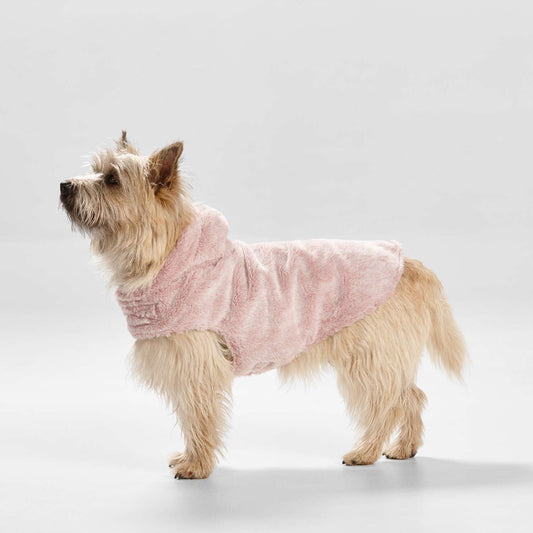 Snooza Wear – Faux Fur Hooded Coat – Pink