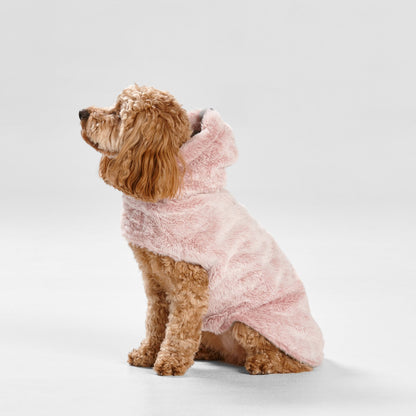 Snooza Wear – Faux Fur Hooded Coat – Pink