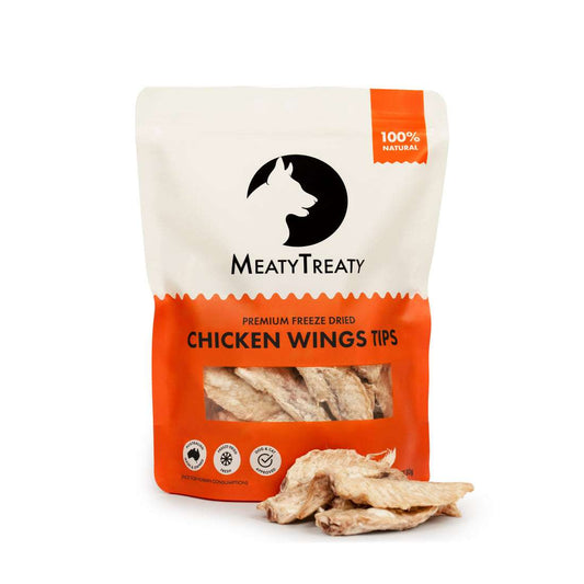 Meaty Treaty Freeze Dried Chicken Wings Tips 80G