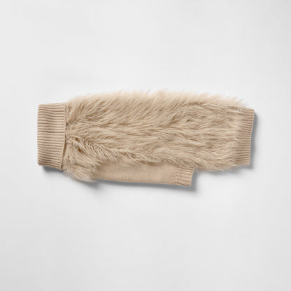 Snooza Wear – Fur Knit Jumper – Ecru