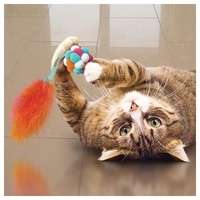 KONG Cat Active Bubble Ball Teaser - Assorted colours