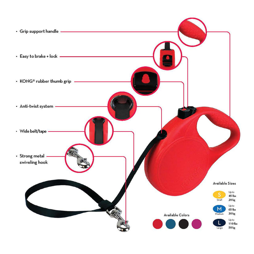Kong Trail Retractable Leash