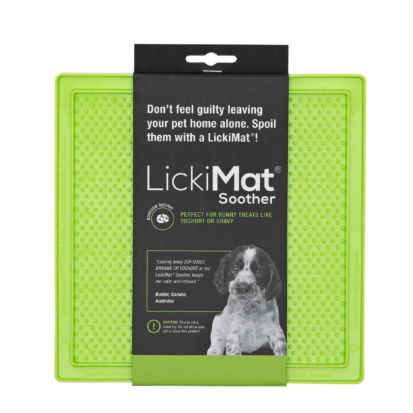 Lickimat Soother Original Slow Food Licking Mat for Cats & Dogs