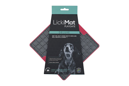 LickiMat Playdate Tuff Slow Food Bowl Anti-Anxiety Mat for Dogs