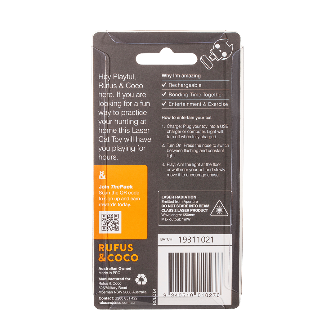 Rufus And Coco Laser Cat Toy